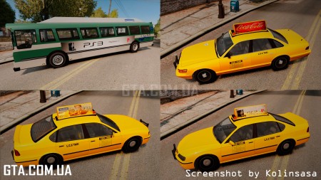 Реальная реклама на такси и автобусах